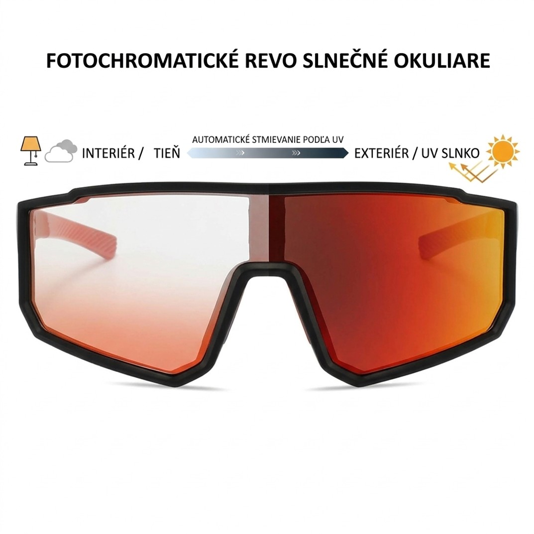 Fotochromatické slnečné okuliare Polarone's 3058 orange REVO